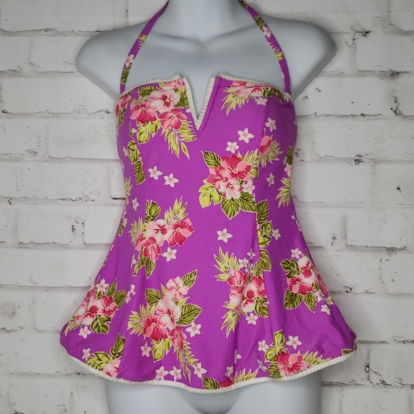 Betsey Johnson Other - BETSEY JOHNSON Floral Bathing Top